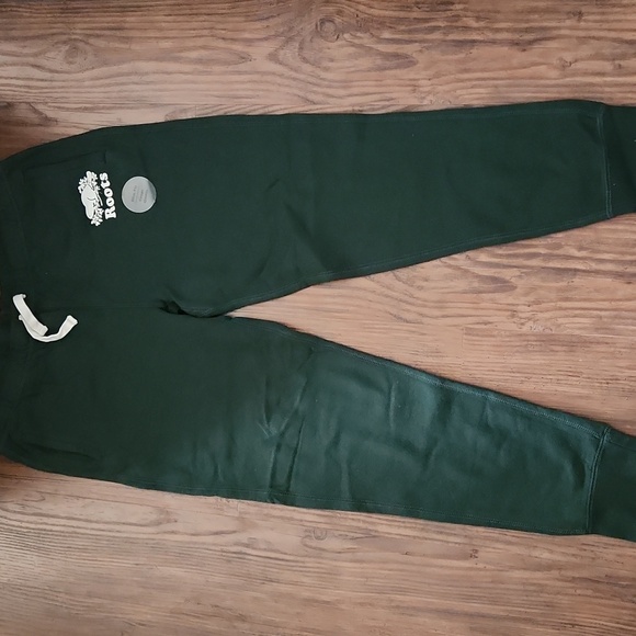 Roots Pants - NWT ROOTS Women's Original VARSITY GREEN Slim Cuff Sweatpants/Joggers sz LARGE